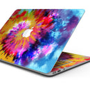 Spiral Tie Dye V8 - Skin Decal Wrap Kit Compatible with the Apple MacBook Pro, Pro with Touch Bar or Air (11", 12", 13", 15" & 16" - All Versions Available)