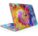 Spiral Tie Dye V8 - Skin Decal Wrap Kit Compatible with the Apple MacBook Pro, Pro with Touch Bar or Air (11", 12", 13", 15" & 16" - All Versions Available)