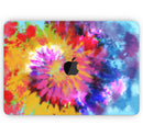 Spiral Tie Dye V8 - Skin Decal Wrap Kit Compatible with the Apple MacBook Pro, Pro with Touch Bar or Air (11", 12", 13", 15" & 16" - All Versions Available)