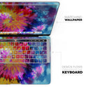Spiral Tie Dye V8 - Skin Decal Wrap Kit Compatible with the Apple MacBook Pro, Pro with Touch Bar or Air (11", 12", 13", 15" & 16" - All Versions Available)
