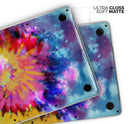 Spiral Tie Dye V8 - Skin Decal Wrap Kit Compatible with the Apple MacBook Pro, Pro with Touch Bar or Air (11", 12", 13", 15" & 16" - All Versions Available)