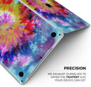 Spiral Tie Dye V8 - Skin Decal Wrap Kit Compatible with the Apple MacBook Pro, Pro with Touch Bar or Air (11", 12", 13", 15" & 16" - All Versions Available)
