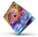 Spiral Tie Dye V8 - Skin Decal Wrap Kit Compatible with the Apple MacBook Pro, Pro with Touch Bar or Air (11", 12", 13", 15" & 16" - All Versions Available)