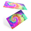 Spiral Tie Dye V1 - Premium Protective Decal Skin-Kit for the Apple Credit Card