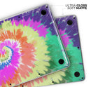 Spiral Tie Dye V1 // Skin Decal Wrap Kit Compatible with the Apple MacBook Pro, Pro with Touch Bar or Air (11, 12, 13, 15 & 16" - All Versions Available)