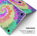 Spiral Tie Dye V1 // Skin Decal Wrap Kit Compatible with the Apple MacBook Pro, Pro with Touch Bar or Air (11, 12, 13, 15 & 16" - All Versions Available)