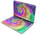 Spiral Tie Dye V1 // Skin Decal Wrap Kit Compatible with the Apple MacBook Pro, Pro with Touch Bar or Air (11, 12, 13, 15 & 16" - All Versions Available)