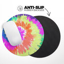 Spiral Tie Dye V1// WaterProof Rubber Foam Backed Anti-Slip Mouse Pad for Home Work Office or Gaming Computer Desk