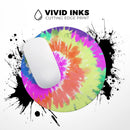Spiral Tie Dye V1// WaterProof Rubber Foam Backed Anti-Slip Mouse Pad for Home Work Office or Gaming Computer Desk