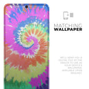 Spiral Tie Dye V1 - Premium Vinyl Skin Decal for Samsung Galaxy S25 Ultra, S24, S23, S22 & All Galaxy S Models