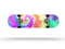 Spiral Tie Dye V1 - Full Body Skin Decal Wrap Kit for Skateboard Decks