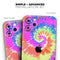 Spiral Tie Dye V1 // Skin-Kit compatible with the Apple iPhone 14, 13, 12, 12 Pro Max, 12 Mini, 11 Pro, SE, X/XS + (All iPhones Available)