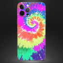Spiral Tie Dye V1 // Full-Body Skin Decal Wrap Cover for Apple iPhone 15, 14, 13, Pro, Pro Max, Mini, XR, XS, SE (All Models)