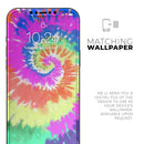 Spiral Tie Dye V1 // Full-Body Skin Decal Wrap Cover for Apple iPhone 15, 14, 13, Pro, Pro Max, Mini, XR, XS, SE (All Models)