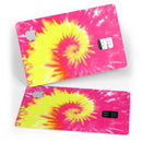 Spiral Tie Dye V2 - Premium Protective Decal Skin-Kit for the Apple Credit Card