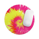 Spiral Tie Dye V2// WaterProof Rubber Foam Backed Anti-Slip Mouse Pad for Home Work Office or Gaming Computer Desk