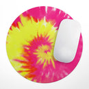 Spiral Tie Dye V2// WaterProof Rubber Foam Backed Anti-Slip Mouse Pad for Home Work Office or Gaming Computer Desk