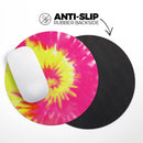 Spiral Tie Dye V2// WaterProof Rubber Foam Backed Anti-Slip Mouse Pad for Home Work Office or Gaming Computer Desk