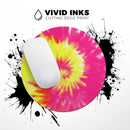 Spiral Tie Dye V2// WaterProof Rubber Foam Backed Anti-Slip Mouse Pad for Home Work Office or Gaming Computer Desk