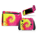 Spiral Tie Dye V2 // Skin Decal Wrap Kit for Nintendo Switch Console & Dock, Joy-Cons, Pro Controller, Lite, 3DS XL, 2DS XL, DSi, or Wii - Vinyl Skin Wrap for Nintendo Switch 2, OLED, Lite, Pro Controller, Wii & Classic Handhelds