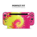 Spiral Tie Dye V2 // Skin Decal Wrap Kit for Nintendo Switch Console & Dock, Joy-Cons, Pro Controller, Lite, 3DS XL, 2DS XL, DSi, or Wii - Vinyl Skin Wrap for Nintendo Switch 2, OLED, Lite, Pro Controller, Wii & Classic Handhelds