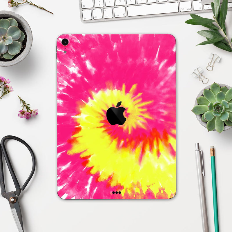 Spiral Tie Dye V2 - Full Body Skin Decal for the Apple iPad Pro 12.9", 11", 10.5", 9.7", Air or Mini (All Models Available)