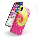 Spiral Tie Dye V2 - iPhone X Swappable Hybrid Case