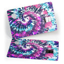 Spiral Tie Dye V3 - Premium Protective Decal Skin-Kit for the Apple Credit Card