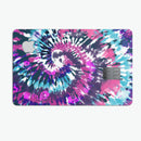 Spiral Tie Dye V3 - Premium Protective Decal Skin-Kit for the Apple Credit Card