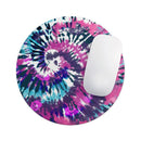 Spiral Tie Dye V3// WaterProof Rubber Foam Backed Anti-Slip Mouse Pad for Home Work Office or Gaming Computer Desk