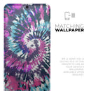 Spiral Tie Dye V3 - Premium Vinyl Skin Decal for Samsung Galaxy S25 Ultra, S24, S23, S22 & All Galaxy S Models
