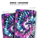 Spiral Tie Dye V3 - Premium Vinyl Skin Decal for Samsung Galaxy S25 Ultra, S24, S23, S22 & All Galaxy S Models