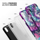 Spiral Tie Dye V3 - iPhone X Swappable Hybrid Case