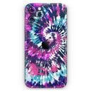 Spiral Tie Dye V3 - Protective Skin Wrap & Decal – Compatible with iPhone SE to iPhone 17 Pro Max (All Models)