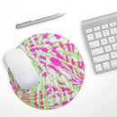 Spiral Tie Dye V4// WaterProof Rubber Foam Backed Anti-Slip Mouse Pad for Home Work Office or Gaming Computer Desk