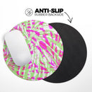 Spiral Tie Dye V4// WaterProof Rubber Foam Backed Anti-Slip Mouse Pad for Home Work Office or Gaming Computer Desk