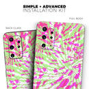 Spiral Tie Dye V4 - Premium Vinyl Skin Decal for Samsung Galaxy S25 Ultra, S24, S23, S22 & All Galaxy S Models