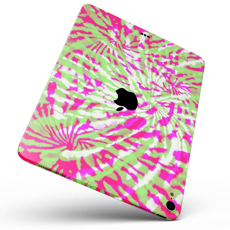 Spiral Tie Dye V4 - Full Body Skin Decal for the Apple iPad Pro 12.9", 11", 10.5", 9.7", Air or Mini (All Models Available)