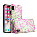 Spiral Tie Dye V4 - iPhone X Swappable Hybrid Case