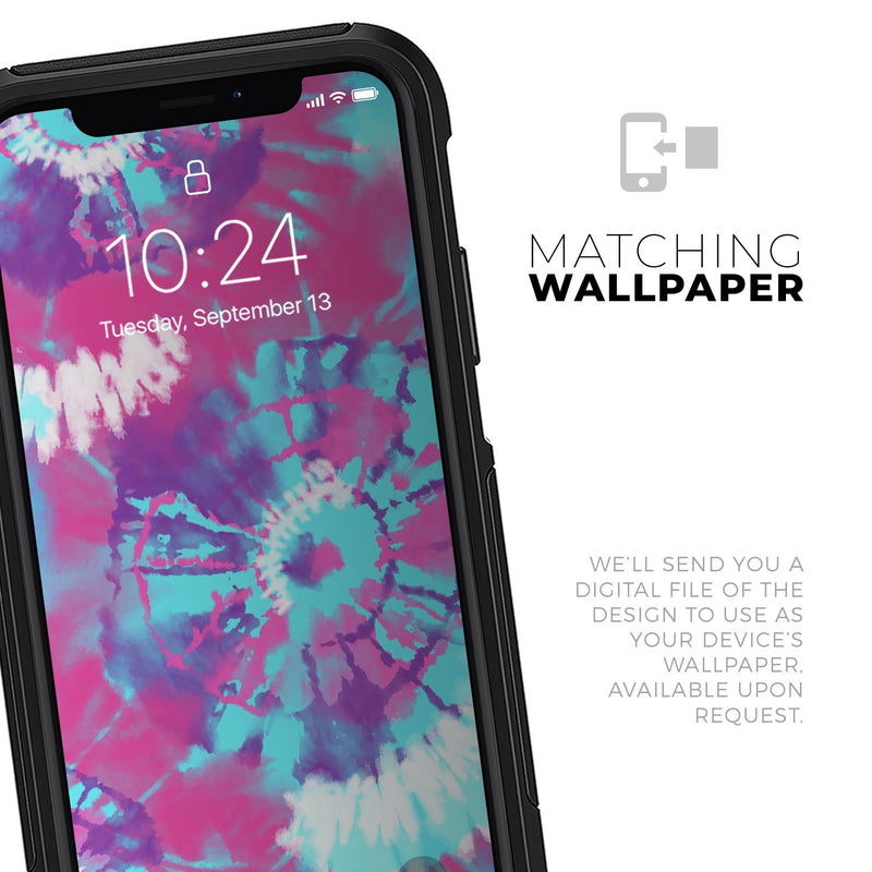 Spiral Tie Dye V5 - Skin Kit for the iPhone OtterBox Cases