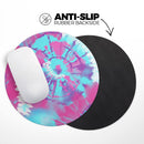 Spiral Tie Dye V5// WaterProof Rubber Foam Backed Anti-Slip Mouse Pad for Home Work Office or Gaming Computer Desk