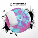 Spiral Tie Dye V5// WaterProof Rubber Foam Backed Anti-Slip Mouse Pad for Home Work Office or Gaming Computer Desk