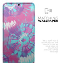 Spiral Tie Dye V5 - Premium Vinyl Skin Decal for Samsung Galaxy S25 Ultra, S24, S23, S22 & All Galaxy S Models
