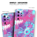 Spiral Tie Dye V5 - Premium Vinyl Skin Decal for Samsung Galaxy S25 Ultra, S24, S23, S22 & All Galaxy S Models