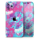 Spiral Tie Dye V5 - Protective Skin Wrap & Decal – Compatible with iPhone SE to iPhone 17 Pro Max (All Models)