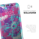 Spiral Tie Dye V5 - Protective Skin Wrap & Decal – Compatible with iPhone SE to iPhone 17 Pro Max (All Models)