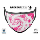 Spiral Tie Dye V6 - Made in USA Mouth Cover Unisex Anti-Dust Cotton Blend Reusable & Washable Face Mask with Adjustable Sizing for Adult or Child