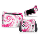 Spiral Tie Dye V6 // Skin Decal Wrap Kit for Nintendo Switch Console & Dock, Joy-Cons, Pro Controller, Lite, 3DS XL, 2DS XL, DSi, or Wii - Vinyl Skin Wrap for Nintendo Switch 2, OLED, Lite, Pro Controller, Wii & Classic Handhelds