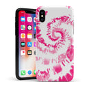 Spiral Tie Dye V6 - iPhone X Swappable Hybrid Case
