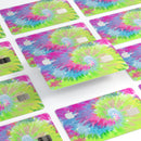 Spiral Tie Dye V7 - Premium Protective Decal Skin-Kit for the Apple Credit Card